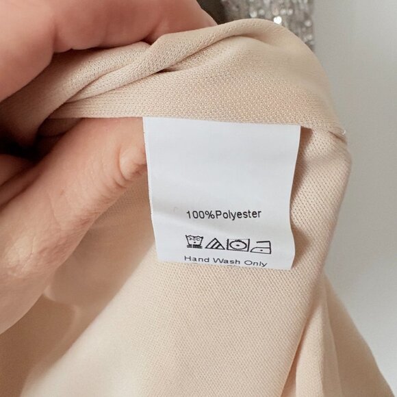 Princess Polly Glittering Silver Wrap Mini Dress - Picture 8 of 8